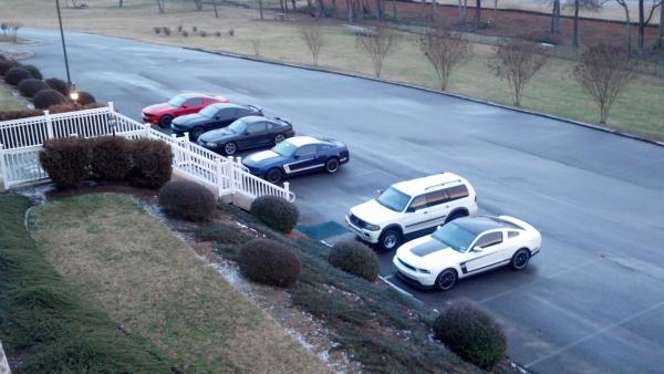 What most parking lots should look like...minus the ice.